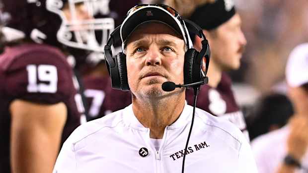 Jimbo Fisher coaching Texas A&M
